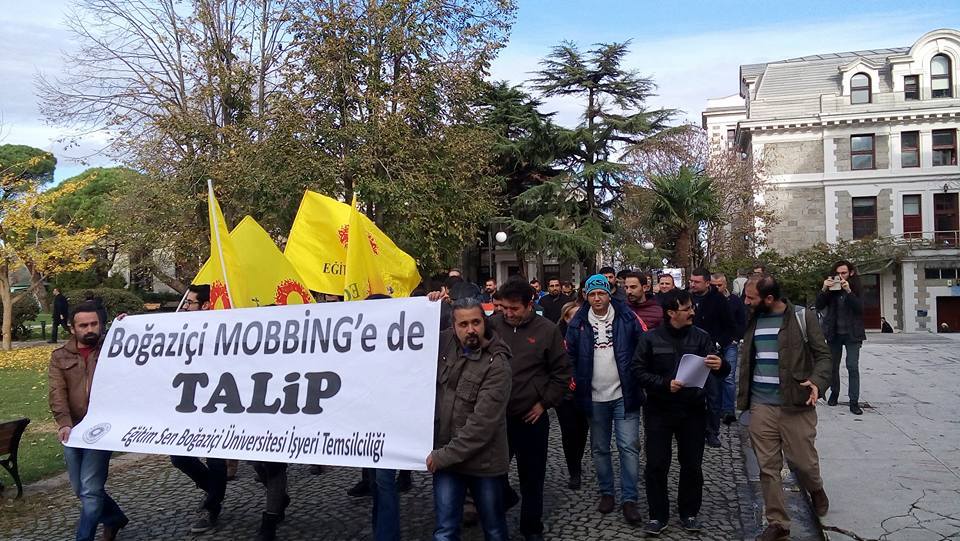 Boğaziçi’de Mobbing Protestosu!