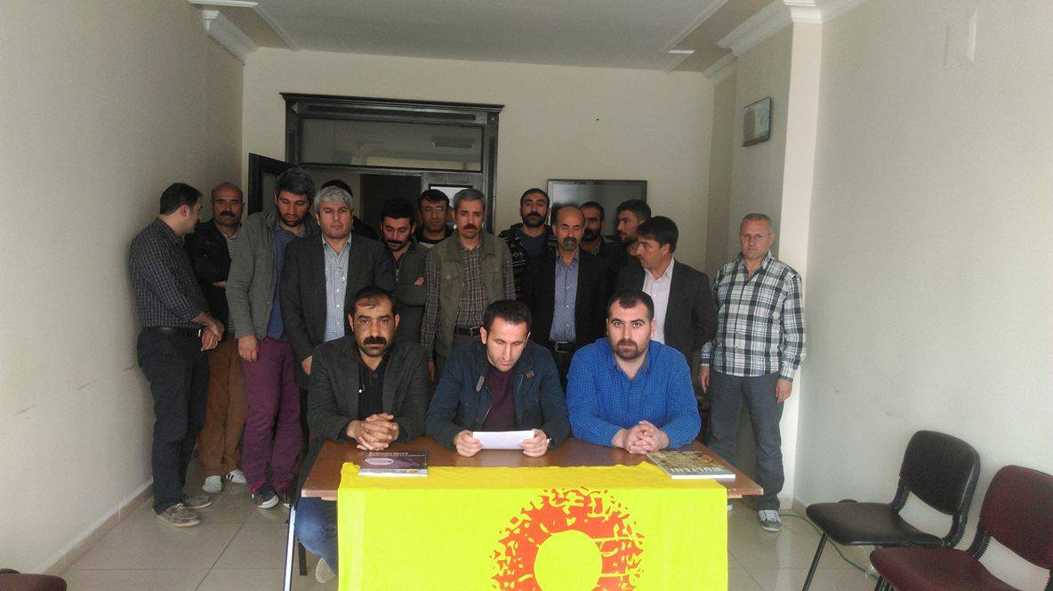 Mardin Kızıltepe Temsilciliğimiz Baskı ve Sürgünlere Karşı Basın Toplantısı Yaptı
