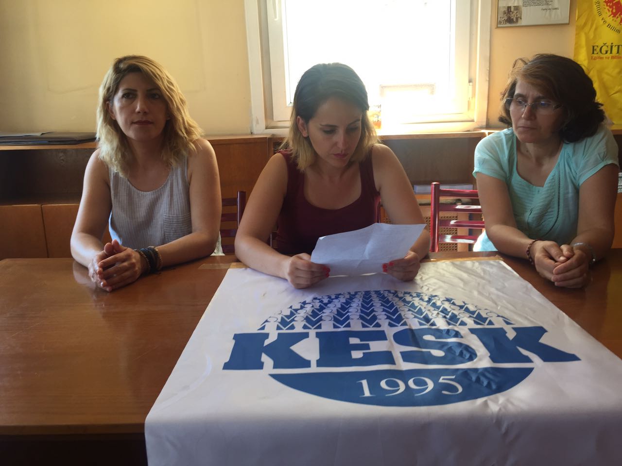 İstanbul KESK Kadın Meclisinin Açıklamasıdır