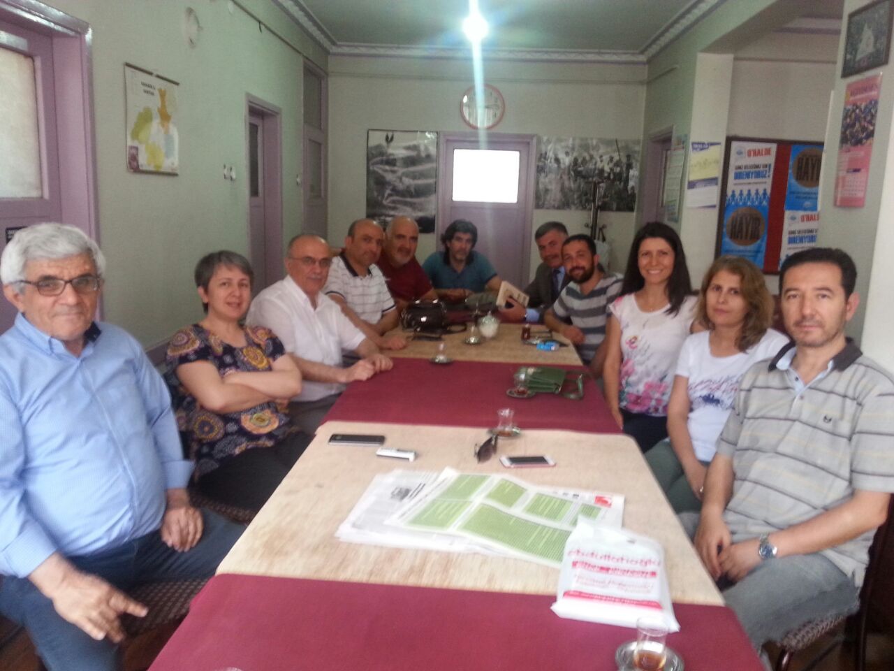 Genel Mali Sekreterimiz ve Merkez Kadın Sekreterimi Eğitim Sen Karabük Şubeyi Ziyaret Etti