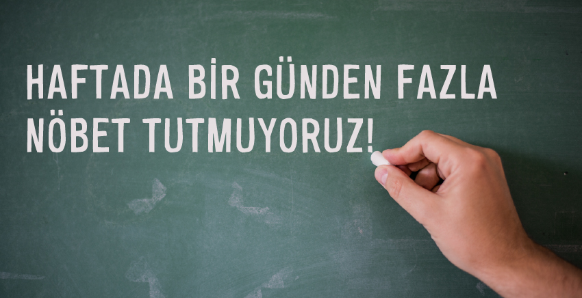Birden Fazla Nöbet İsteğe Bağlı ve Ücretli Olmalıdır!