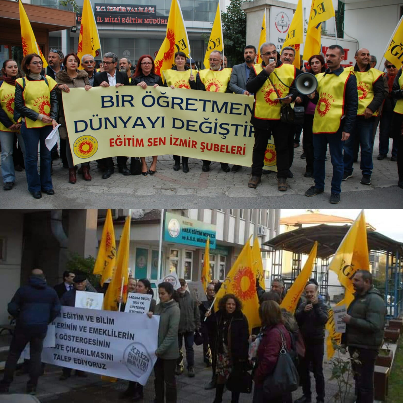 Taleplerimizle Türkiye’nin Her Yerinde İl Milli Eğitim Müdürlüğü Önündeydik!