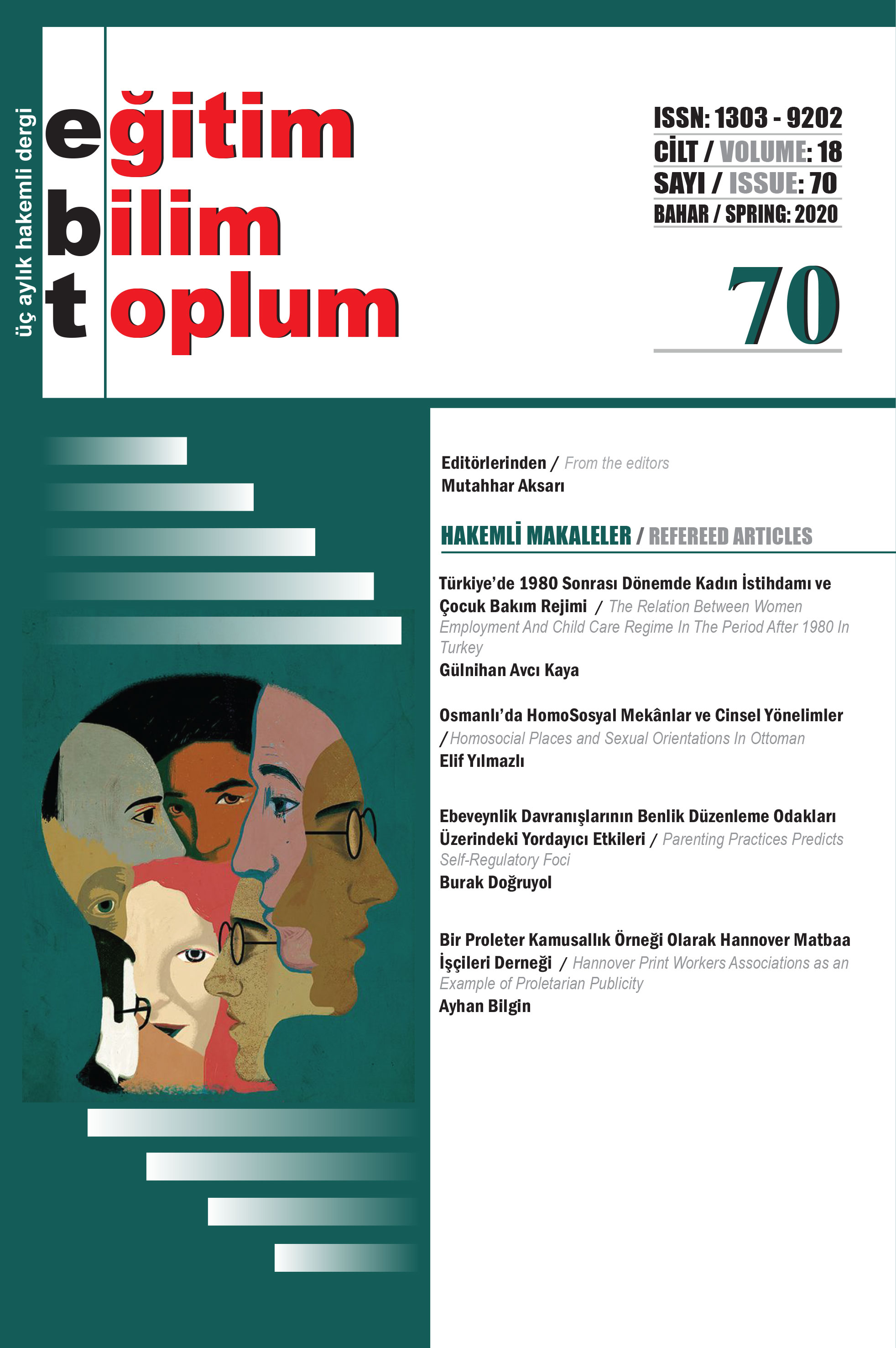 Eğitim Bilim Toplum Sayı: 70