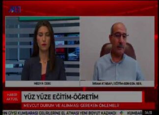 Genel Sekreterimiz İkram Atabay: “Yüz Yüze Eğitim İçin Aşıdan Başka Önlemler de Gerekiyor”