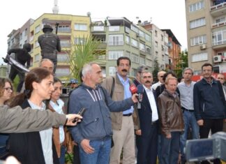 KESK Heyeti Soma’yı Ziyaret Etti
