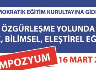 Özgürleşme Yolunda Laik, Bilimsel, Eleştirel Eğitim Sempozyumu Yarın!