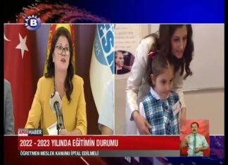 “2022-2023 Eğitim Öğretim Yılı Başında Eğitimin Durumu” Raporumuz Kanal B Ana Haber Bülteninde…
