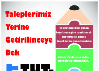 Taleplerimiz Yerine Getirilinceye Kadar Nöbet Tutmuyoruz – Afiş