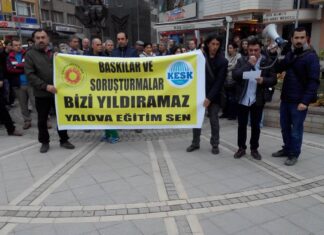 Eğitim Sen Yalova Şubesi “Baskılar Bizi Yıldıramaz!” Dedi