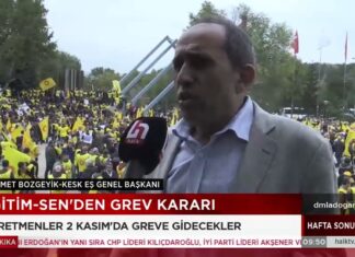 Eğitim Sen Üyesi Binlerce Öğretmen, “Öğretmenlik Meslek Kanunu İptal Edilsin” Talebiyle Miting Yaptı