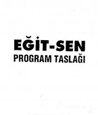 EĞİT-SEN PROGRAM TASLAĞI