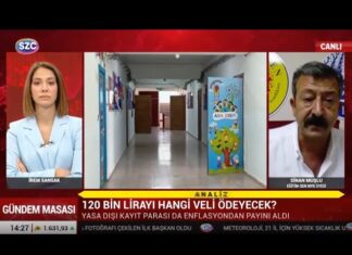 MYK Üyemiz Sinan Muşlu: “Devlet Okullarında Kayıt Parası İstenmesi Anayasaya Aykırı”