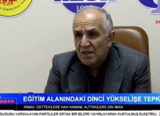 Eğitim Sen Başkanı Irmak: “İktidarın Asıl Amacı, Yoksul Halk Çocuklarını Biatçı Yapmak”
