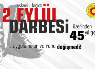 12 Eylül Zihniyeti Eğitimin ve Yaşamın Her Alanında Devam Ediyor!