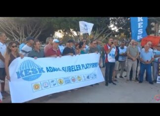 Eğitim Sen Genel Sekreteri Zülküf Güneş, Gazze ve Filistin Halkına Destek İçin Yapılan Eyleme Katıldı