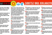 Okullarda Yaşanan Şiddet Asayiş ve Denetim Odaklı Değil, Pedagojik Yaklaşımla Çözülmelidir!
