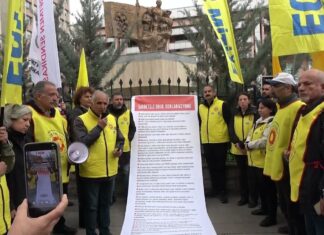 Milli Eğitim Bakanlığı Önünde, Şiddetsiz Okul Deklarasyonumuzu Açıkladık