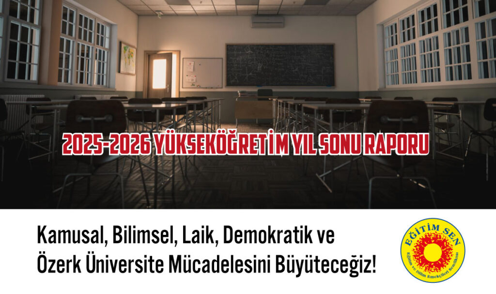 2025-2026 Yükseköğretim Yıl Sonu Raporu